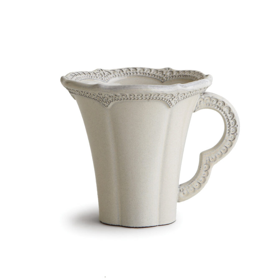 White Polished Ceramic Coffee Mug