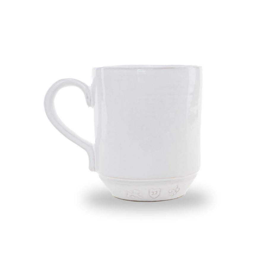 Ceramic Coffee Mug with Decorative Finish