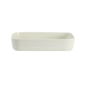 Modern Chalk White Large Serving Platter